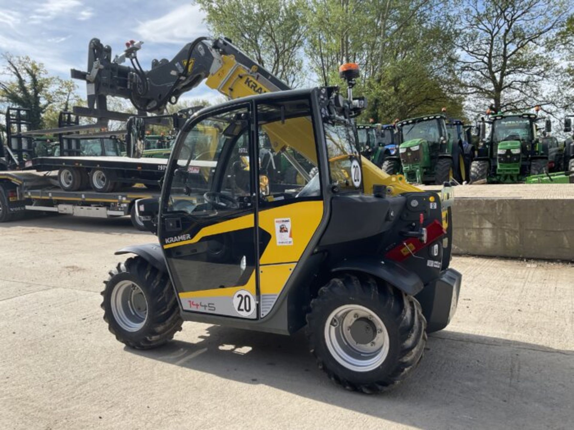 KRAMER 1445 COMPACT TELEHANDLER WITH PALLET FORKS - Image 6 of 9