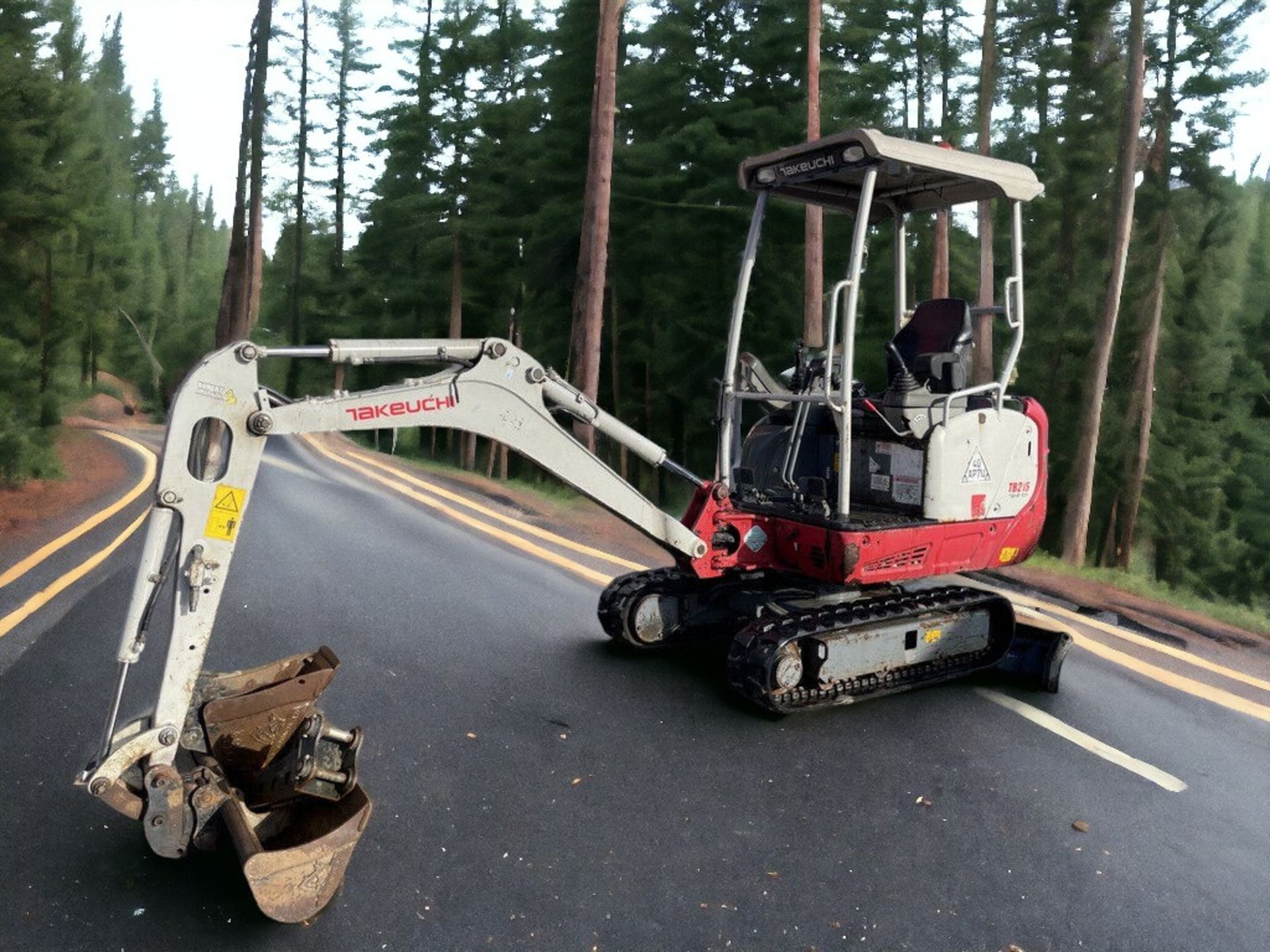 2017 TAKEUCHI TB216 MINI EXCAVATOR - VERSATILE, RELIABLE, AND READY FOR ACTION - Bild 6 aus 11