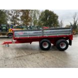 JPM 11 TMP. 11 TONNE MULTI PURPOSE TRAILER. DROP SIDE. WITH RAMPS.