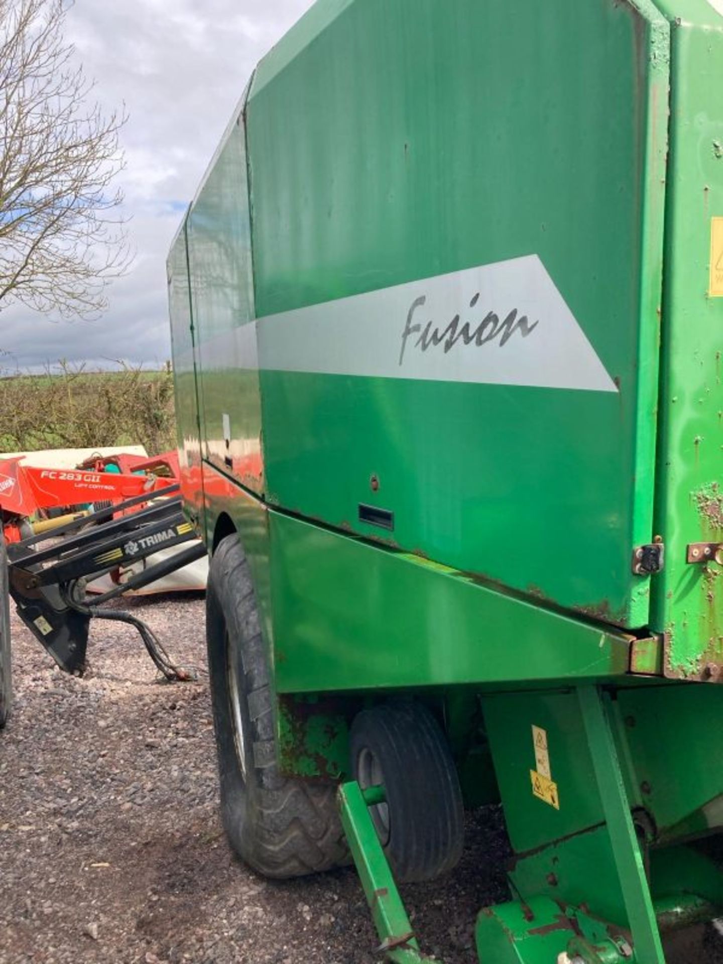 MCHALE FUSHION SINGLE AXLE BALER WRAPPER COMBINATION - Image 12 of 12