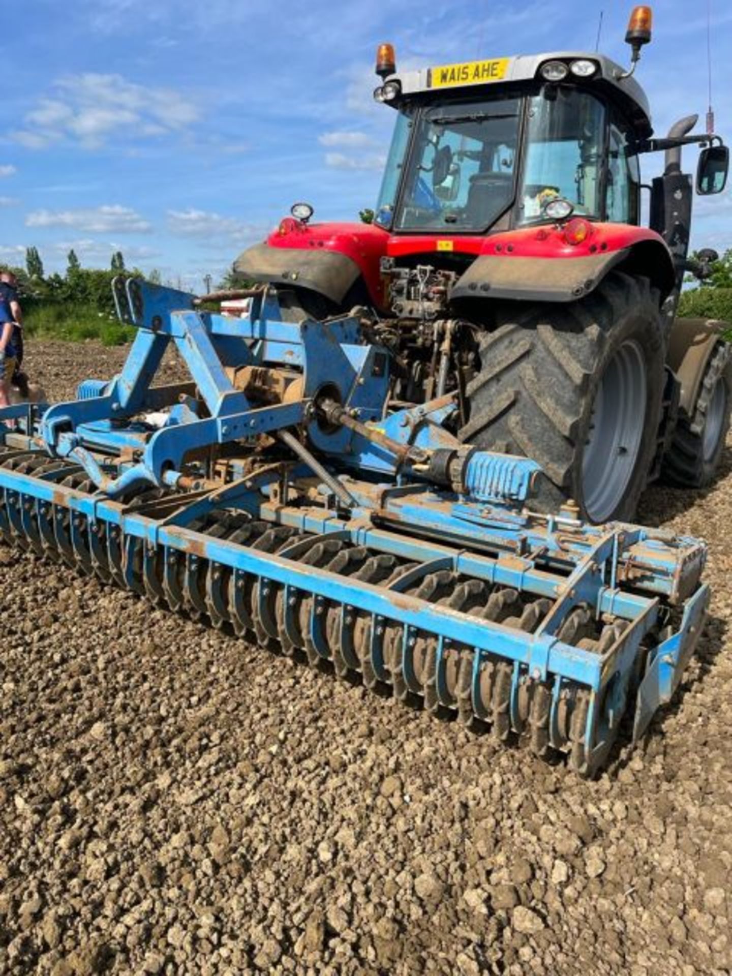 LEMKEN ZIRKON 10/400, 4M FOLDING POWER HARROW - Image 3 of 8