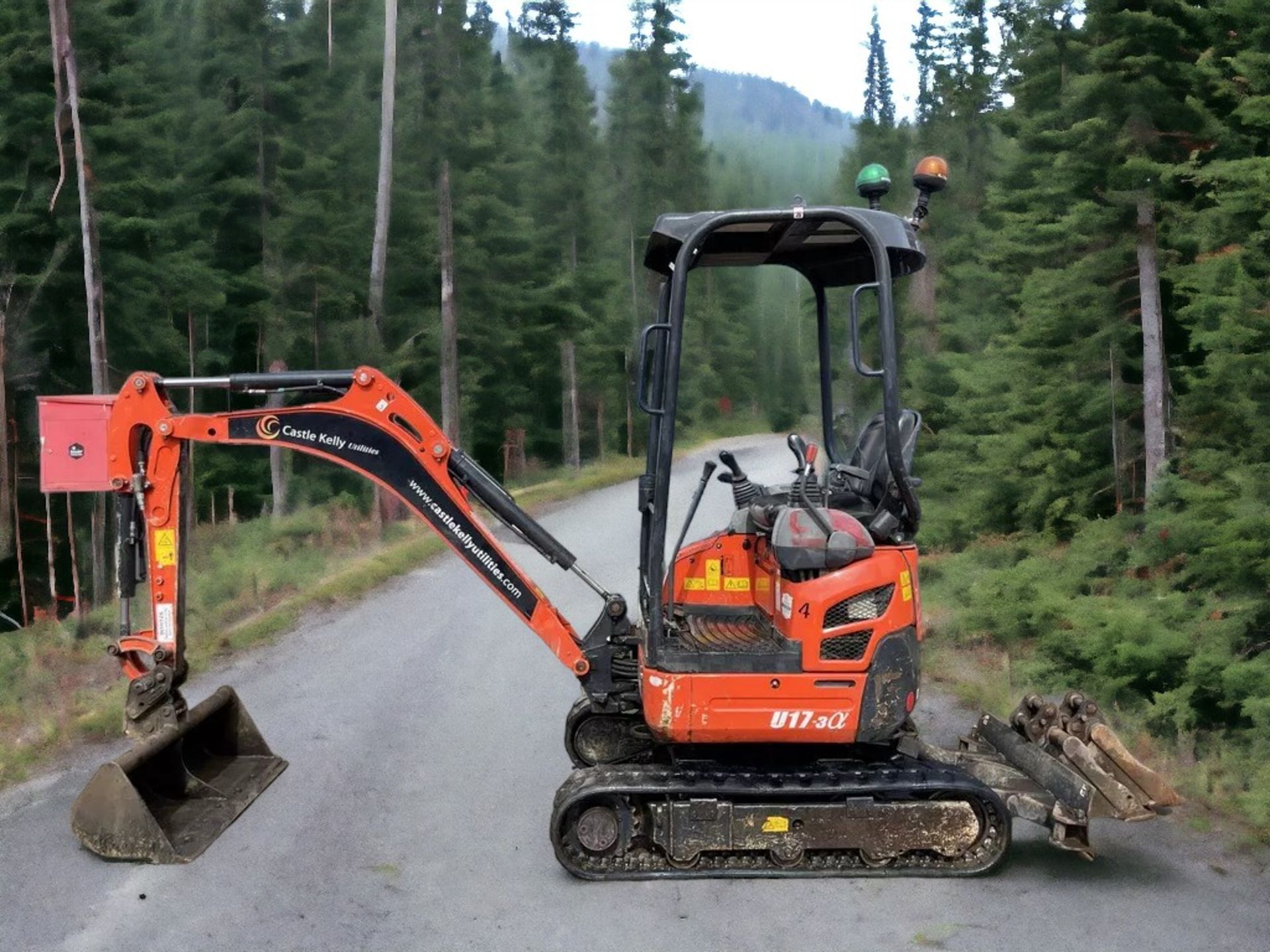 2020 KUBOTA U17-3 MINI EXCAVATOR - LOW HOURS, EXPANDABLE TRACKS - Image 7 of 9