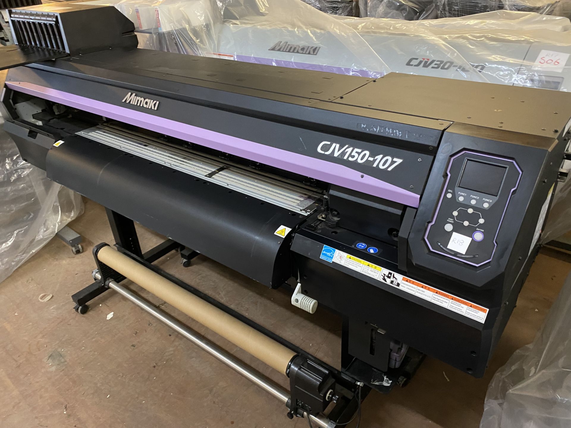 (R18) MIMAKI CJV 150-107 ECO SOLVENT PRINT AND CUT LARGE FORMAT PRINTER - Bild 2 aus 3