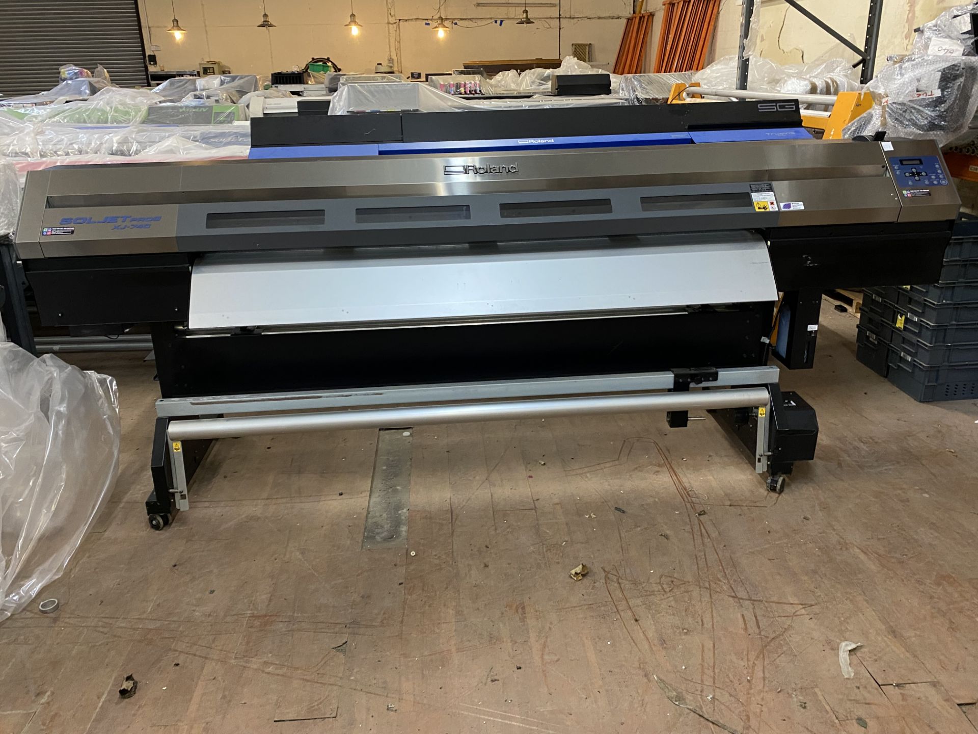 (R24) ROLAND XJ-740 ECO SOLVENT PRINT ONLY LARGE FORMAT PRINTER