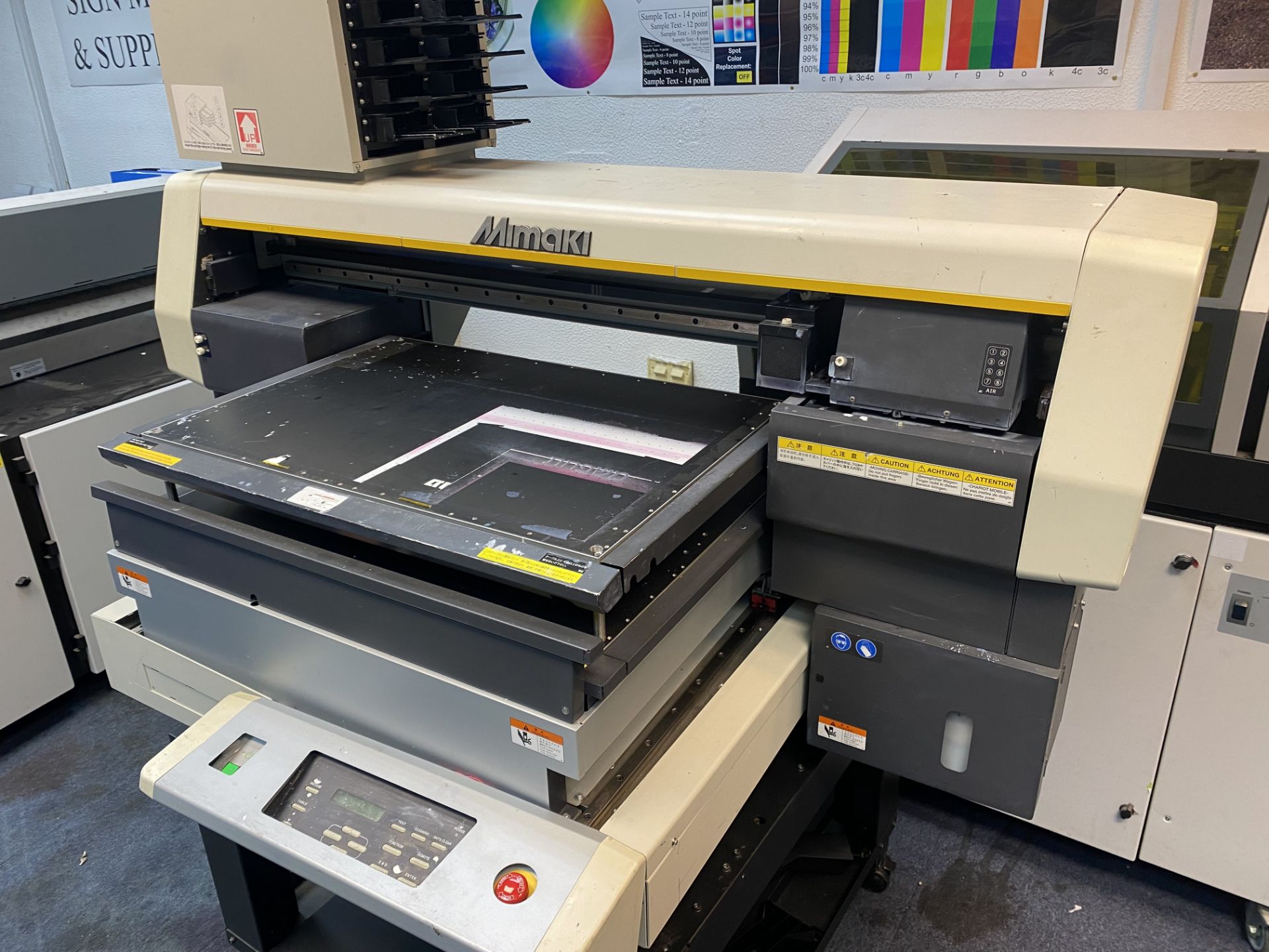 (R39) MIMAKI UJF 60-42 MK1 UV FLATBED LED UV A2 DIRECT TO PRODUCT PRINTER - Image 2 of 5