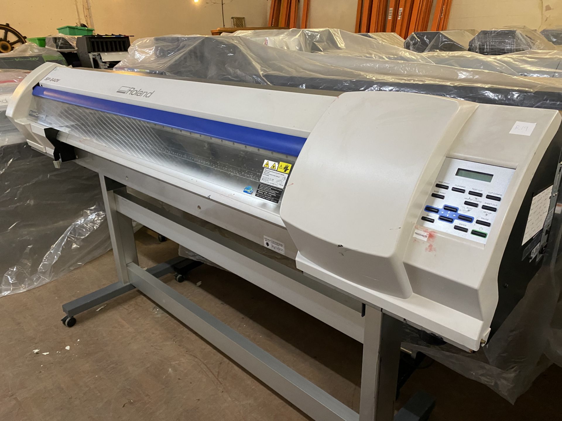 (R19) ROLAND SP540V ECO SOLVENT PRINT AND CUT LARGE FORMAT PRINTER - Image 2 of 3