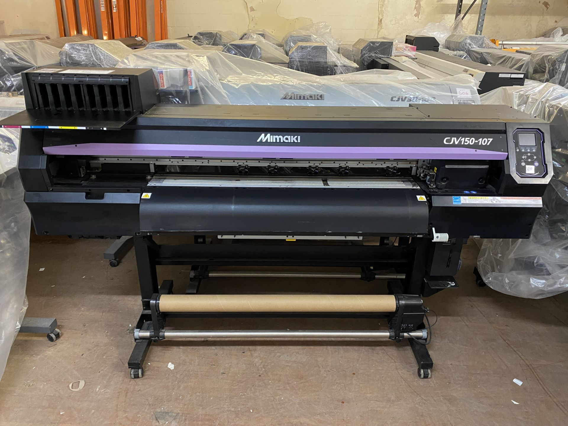 (R18) MIMAKI CJV 150-107 ECO SOLVENT PRINT AND CUT LARGE FORMAT PRINTER