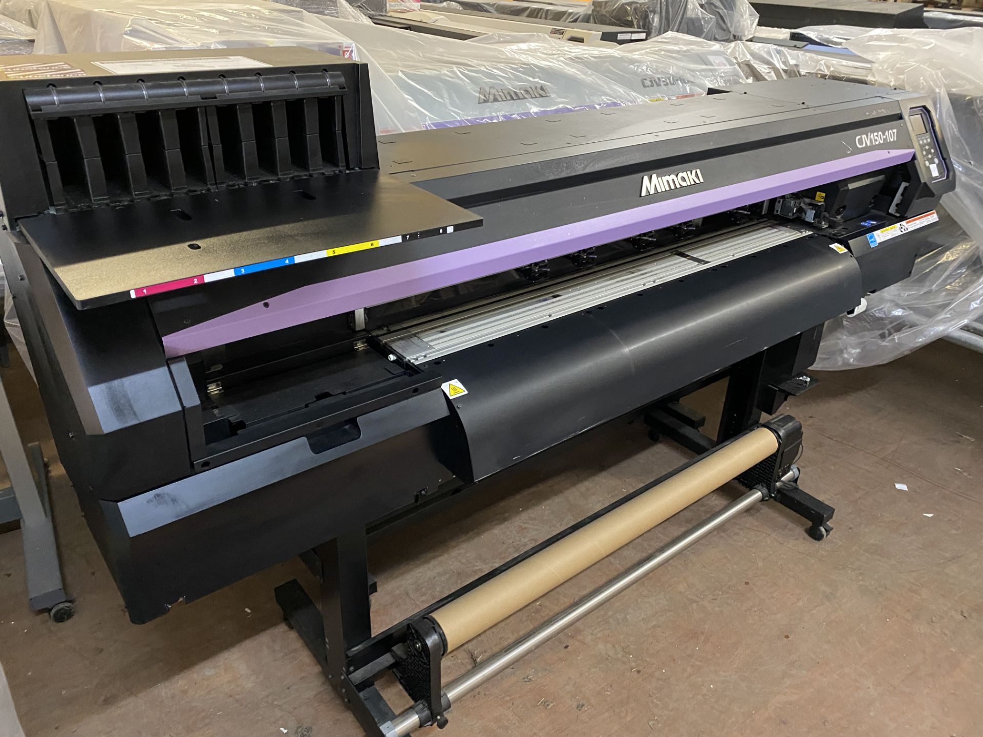 (R18) MIMAKI CJV 150-107 ECO SOLVENT PRINT AND CUT LARGE FORMAT PRINTER - Bild 3 aus 3