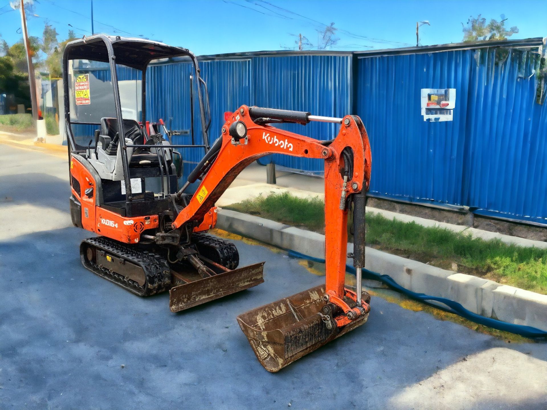 2016 KUBOTA KX016-4 MINI EXCAVATOR - Image 10 of 12