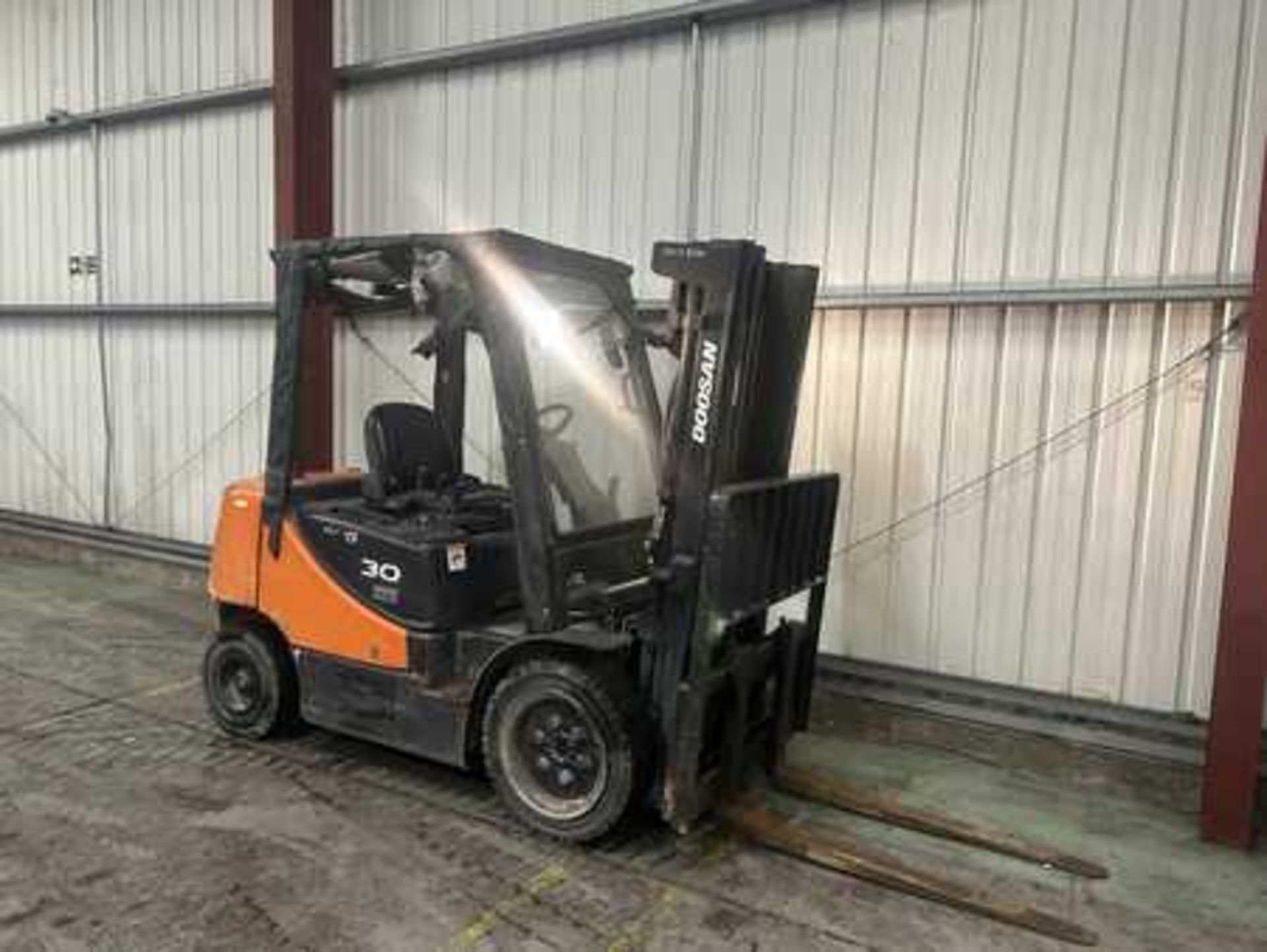 2012 DOOSAN D30S-5 DIESEL FORKLIFT - Image 4 of 6