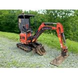 2020 KUBOTA U17-3 MINI EXCAVATOR - LOW HOURS, CANOPY, EXPANDABLE TRACKS