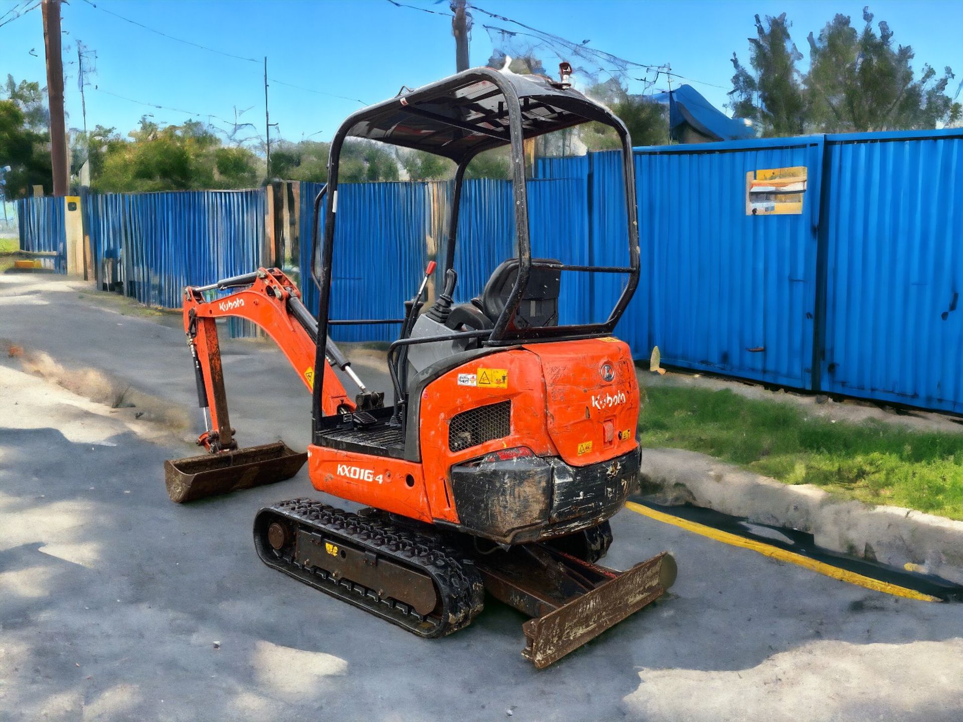 2016 KUBOTA KX016-4 MINI EXCAVATOR - Image 12 of 12