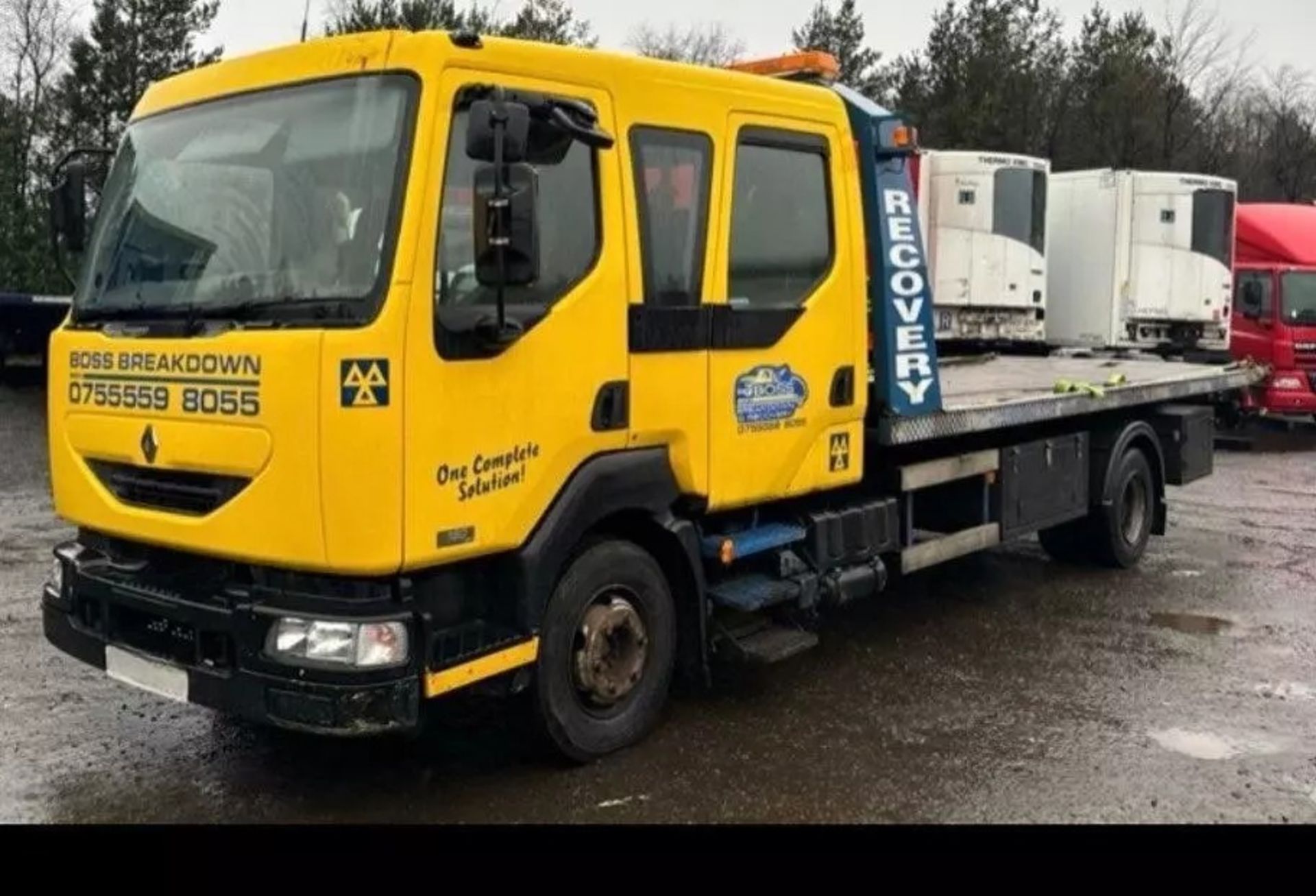 2001 RENAULT MIDLUM CREWCAB TILT N SLIDE RECOVERY TRUCK >>--NO VAT ON HAMMER--<< - Image 2 of 12