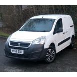 EFFICIENT WORKHORSE: 2016 PEUGEOT PARTNER BLUEHDI PANEL VAN >>--NO VAT ON HAMMER--<<