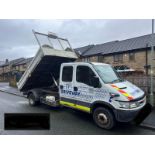 2007 IVECO DAILY 7 TON CREWCAB TIPPER >>--NO VAT ON HAMMER--<<