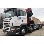 SCANIA G360 ,8×2 RIGID CRANE TRUCK