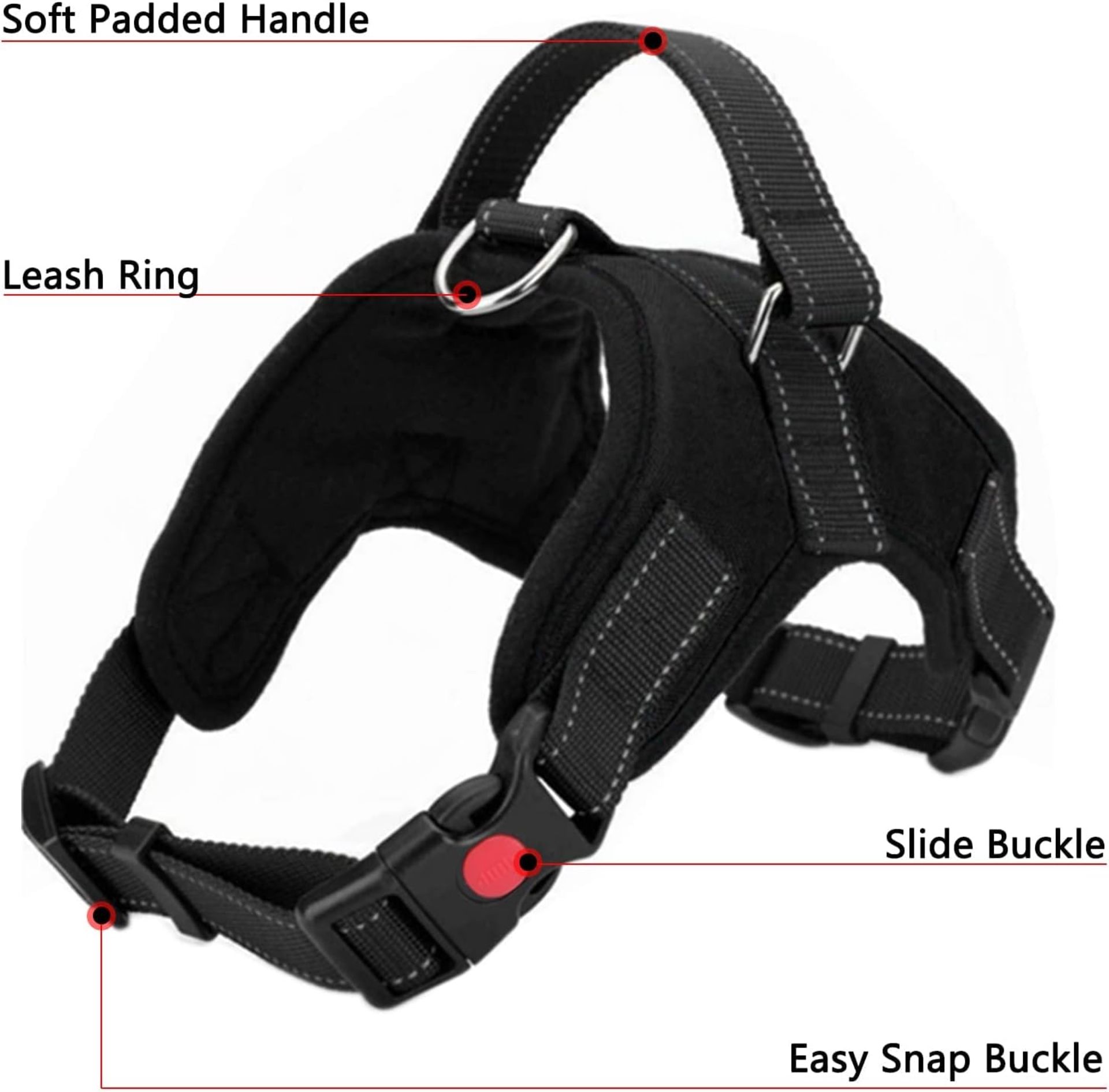 300 X JOBLOT DOG HARNESSES STRONG MIXED SIZES AND COLORS - Image 5 of 7