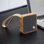 20 X NEW GINGKO MI SQUARE POCKET SOLID WOOD PORTABLE BLUETOOTH SPEAKER RECHARGEABLE BATTERY