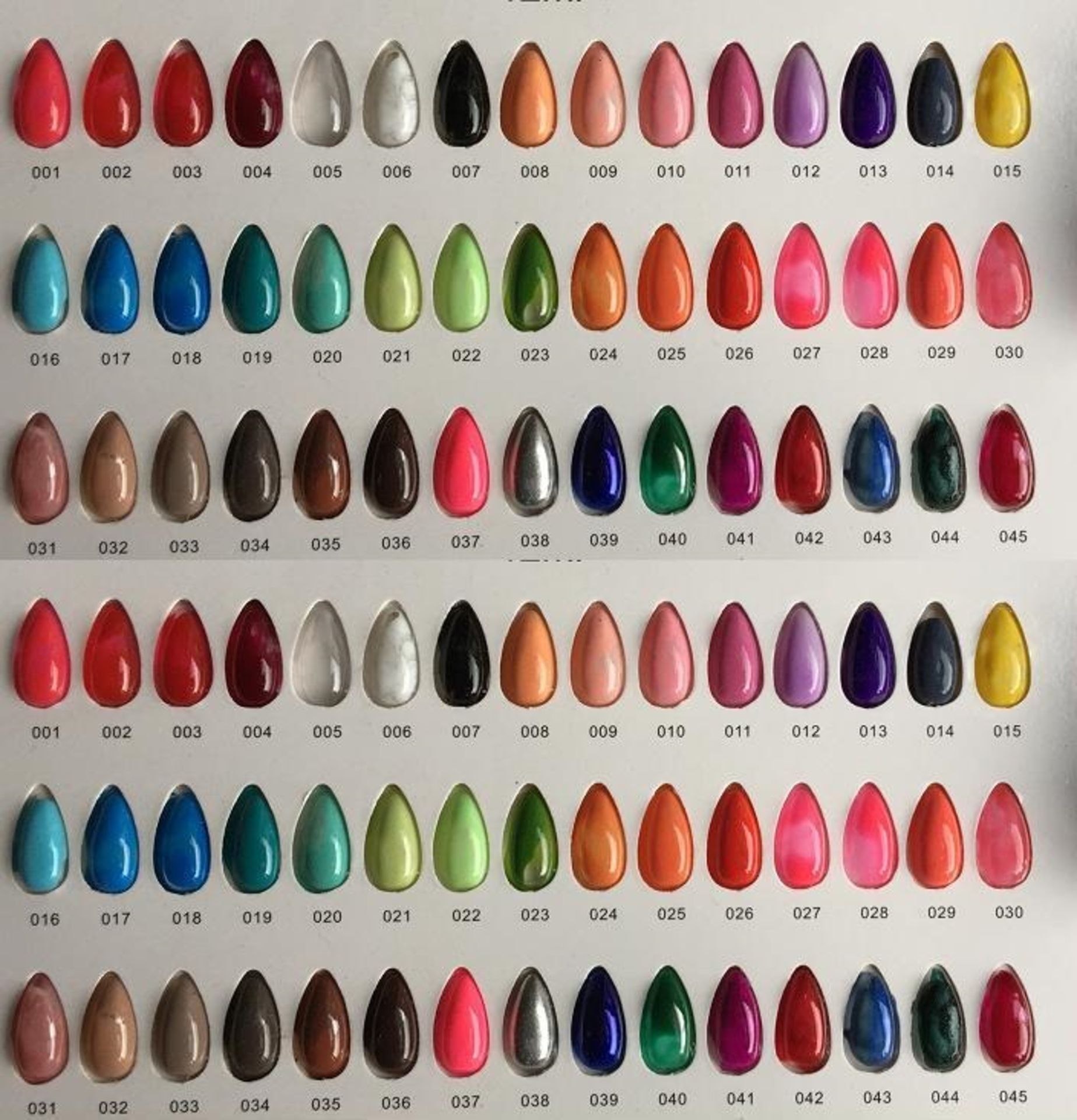 500 X MIXED NAIL VARNISH