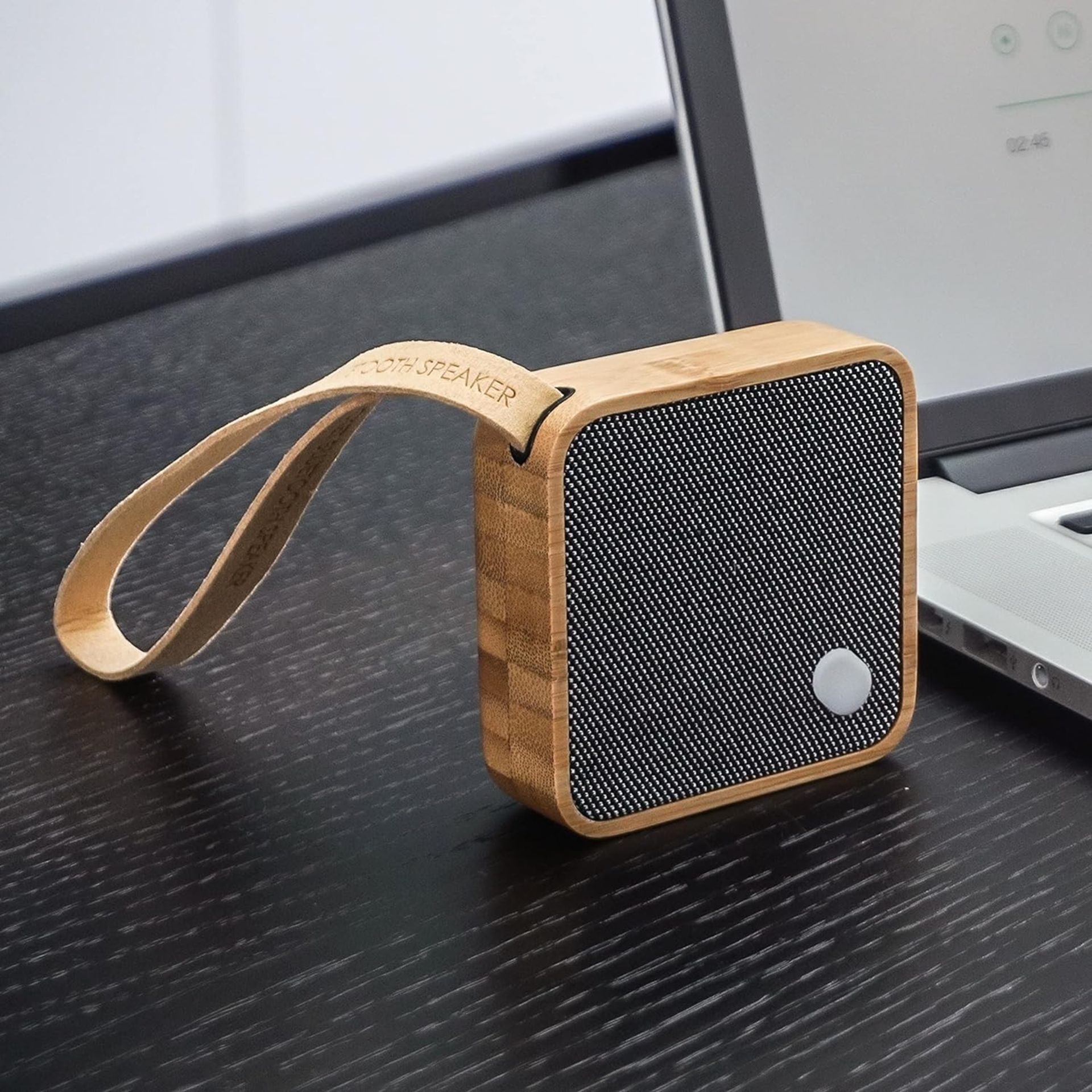 20 X NEW GINGKO MI SQUARE POCKET SOLID WOOD PORTABLE BLUETOOTH SPEAKER RECHARGEABLE BATTERY