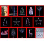 1 PALLET OF PREMIER BRANDED CHRISTMAS LIGHTS AND DECORATIONS & MORE! RRP 3500