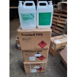 SANITIZERS 5LTR AND 100ML MIXED PALLET AND HALF