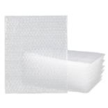 10 BOXES OF 100 PEEL AND SEAL BUBBLE WRAP PREMIUM CLEAR POUCH BAGS, 100X135MM