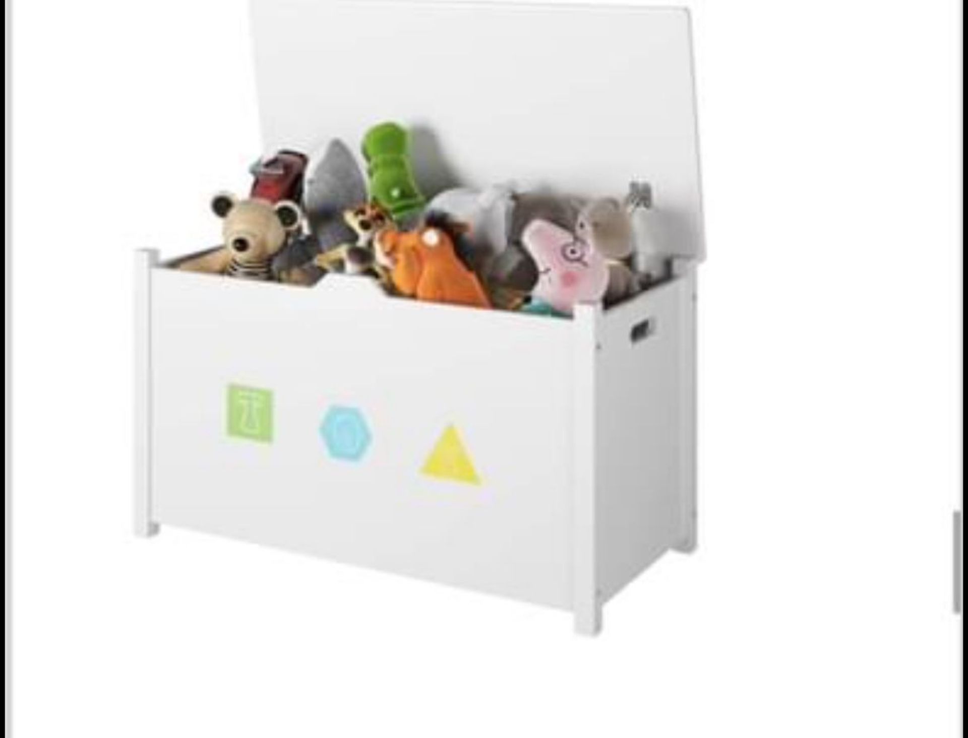 1 X WOODEN TOY STORAGE BOXES