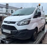 RARE OPPORTUNITY: FORD TRANSIT CUSTOM 2017 - EURO 6 ULEZ & CAZ COMPLIANT *SPARES OR REPAIRS*