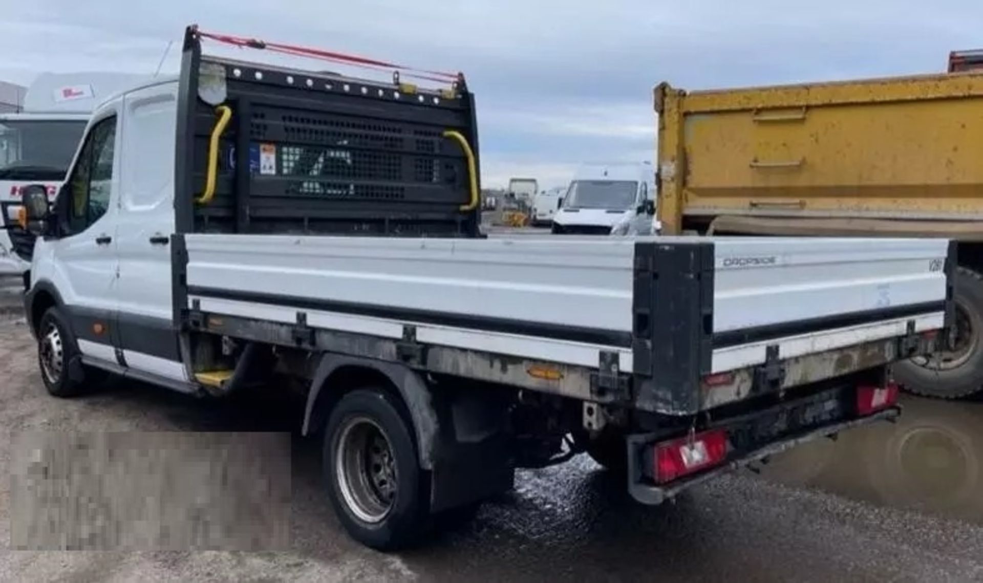 FORD TRANSIT T350 CREWCAB DROPSIDE TRUCK 2016 - LOW MILEAGE, >>>SPARES OR REPAIRS <<< - Image 3 of 9