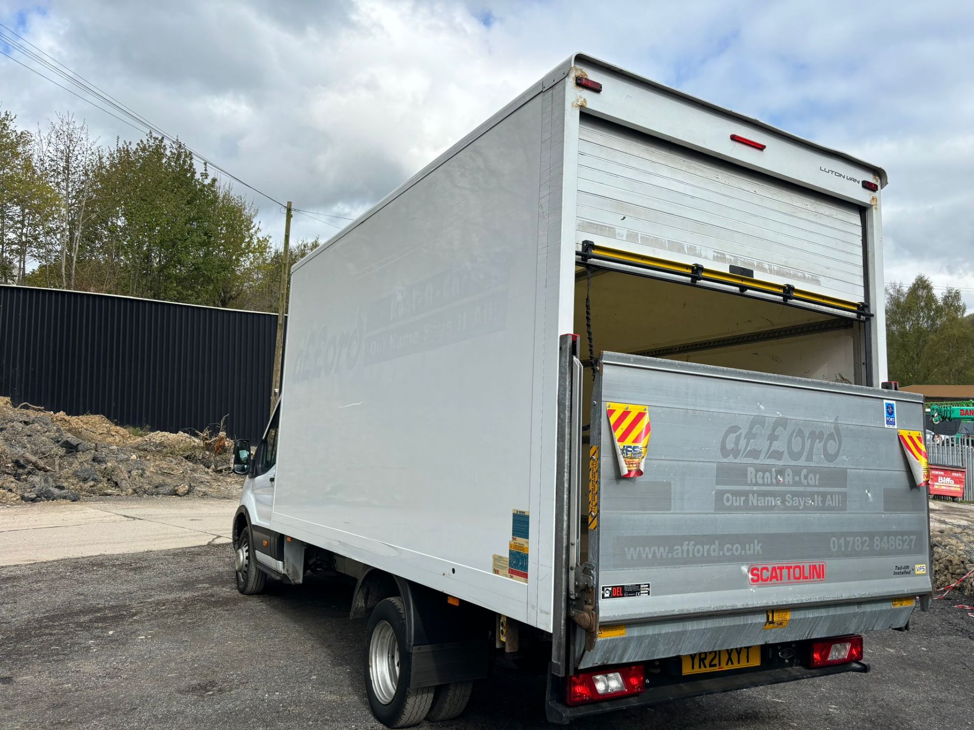 2021 FORD TRANSIT LUTON BOX VAN WITH TAIL LIFT - Image 10 of 11
