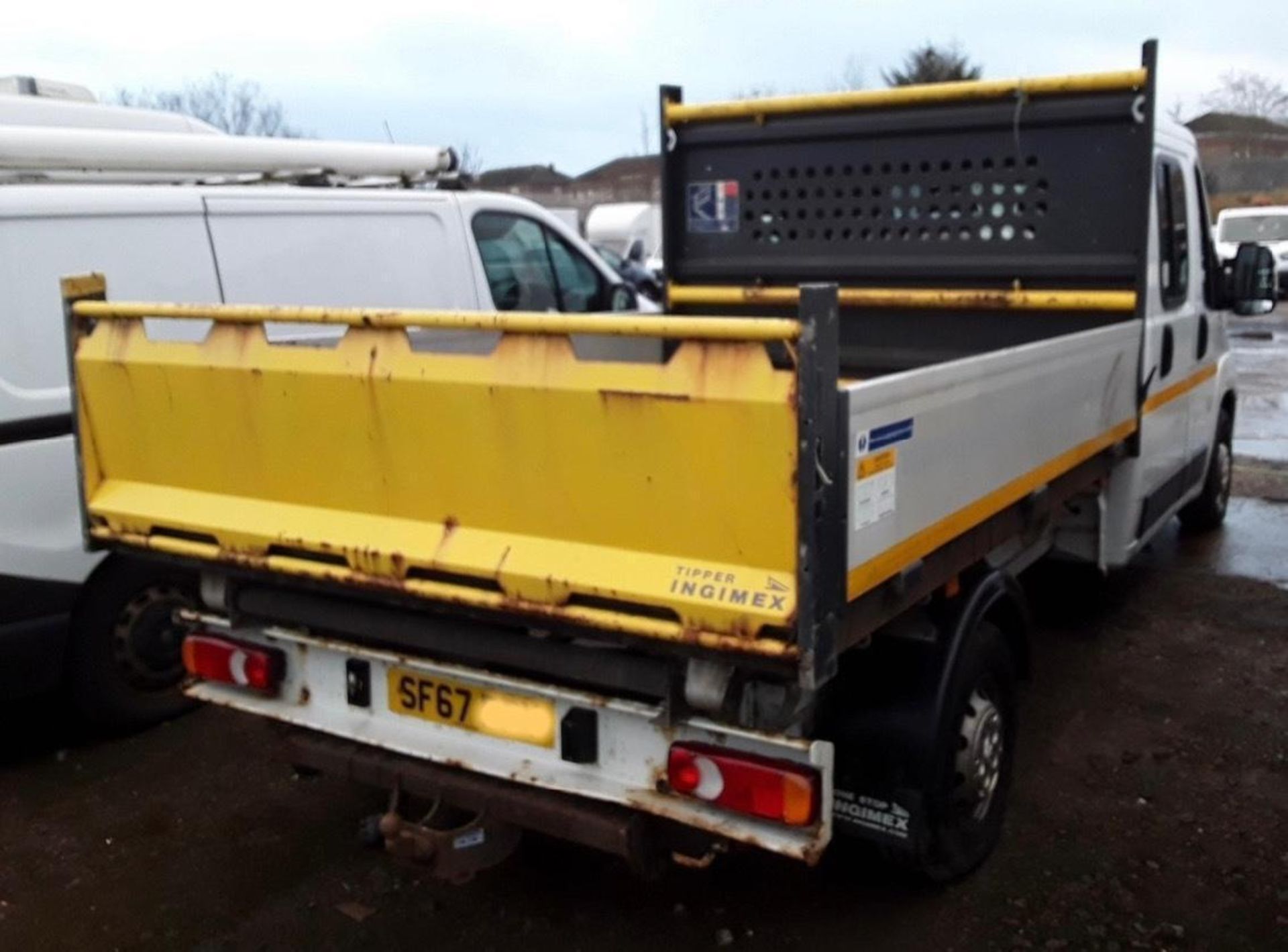 2018 PEUGEOT BOXER DOUBLE CAB TIPPER (SPARES OR REPAIRS) - Image 5 of 7