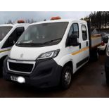 2018 PEUGEOT BOXER DOUBLE CAB TIPPER (SPARES OR REPAIRS)