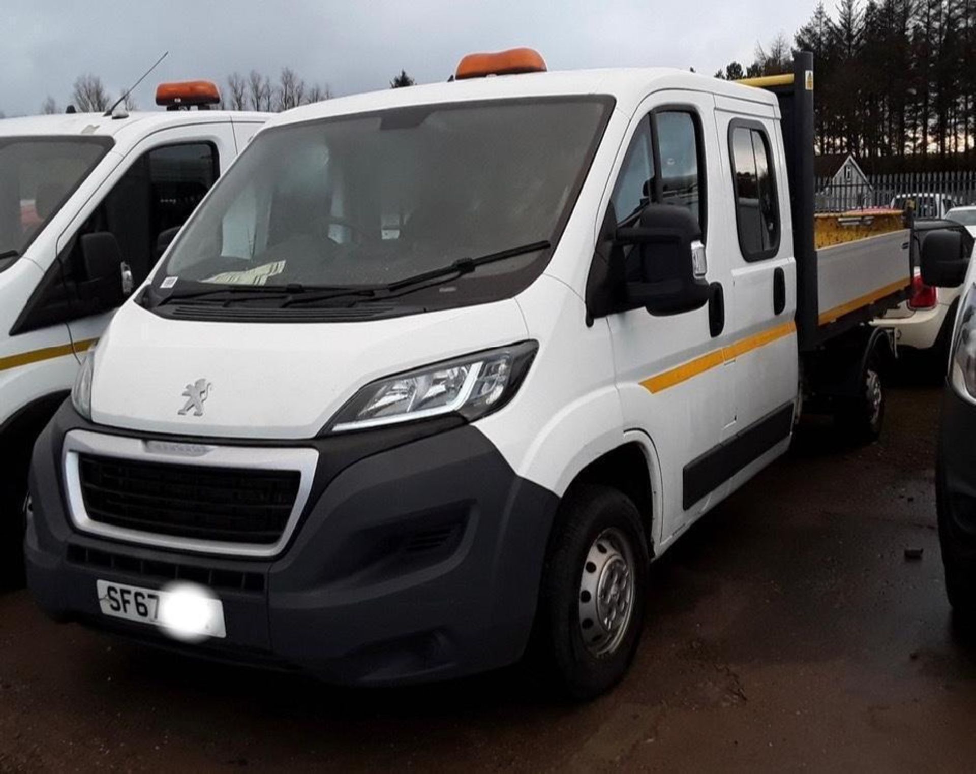 2018 PEUGEOT BOXER DOUBLE CAB TIPPER (SPARES OR REPAIRS)