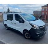 2016 VAUXHALL VIVARO CDTI 6 SEATER FACTORY DOUBLE CAB