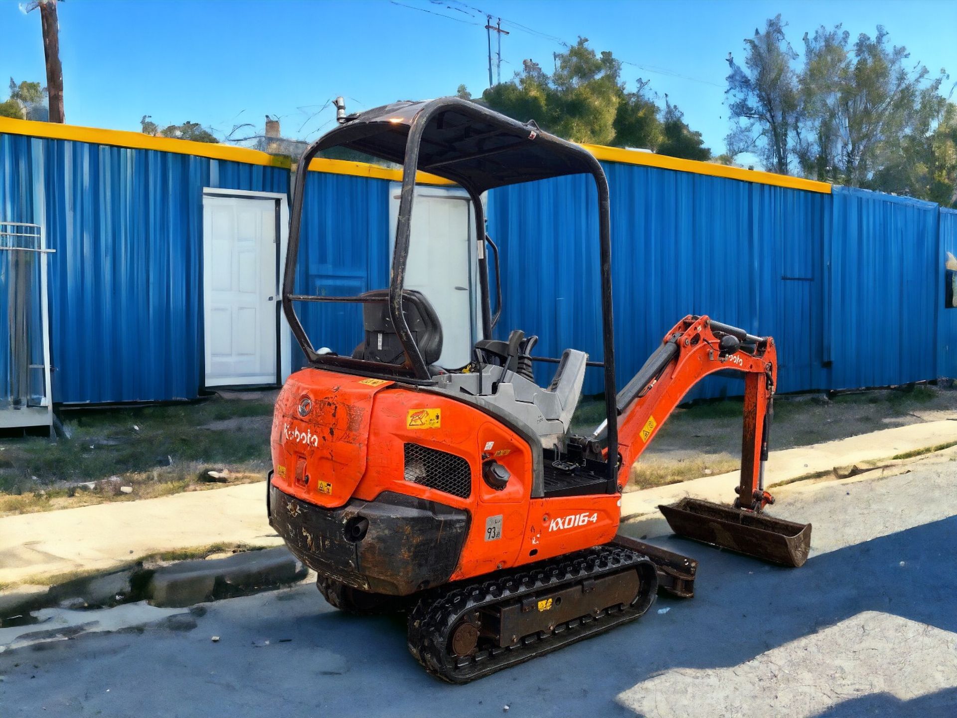 2016 KUBOTA KX016-4 MINI EXCAVATOR - Image 11 of 12