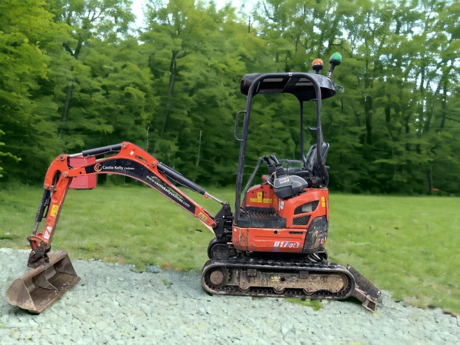 2020 KUBOTA U17-3 MINI EXCAVATOR - LOW HOURS, CANOPY, EXPANDABLE TRACKS - Image 7 of 10