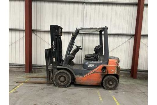 TOYOTA 02-8FDF20 DIESEL FORKLIFT - Image 1 of 6