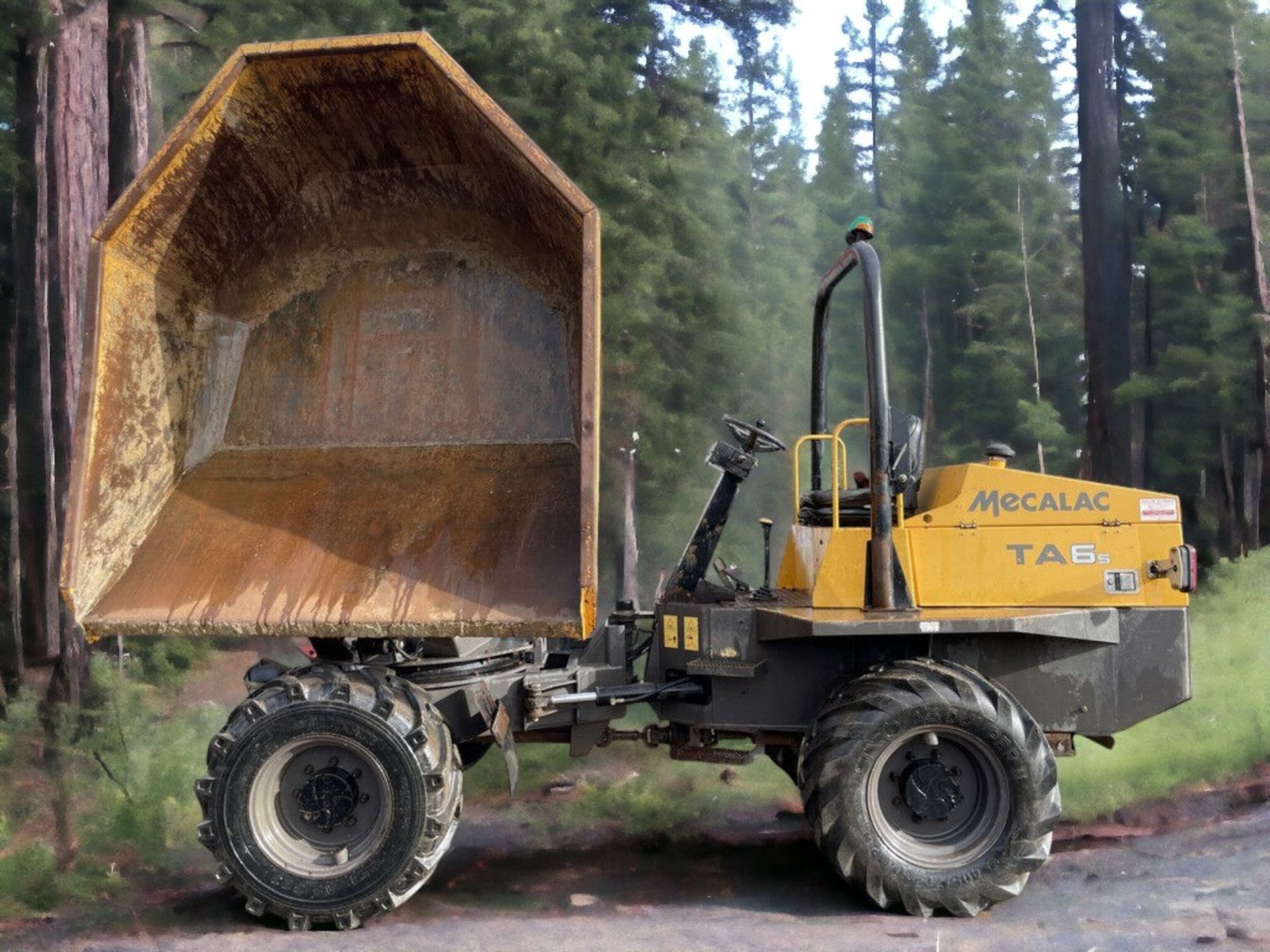 2018 MECALAC TA6S 6 TON SWIVEL DUMPER - Image 10 of 11