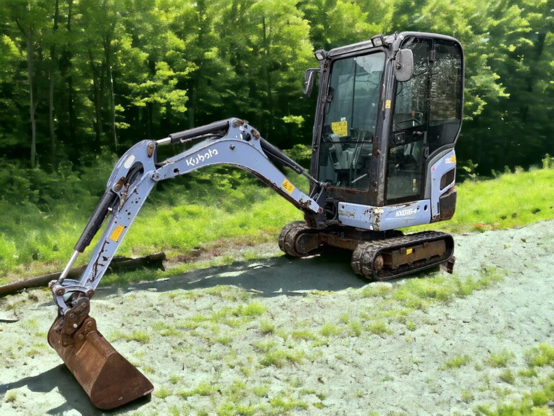 2016 KUBOTA KX016-4 MINI EXCAVATOR - Image 2 of 11