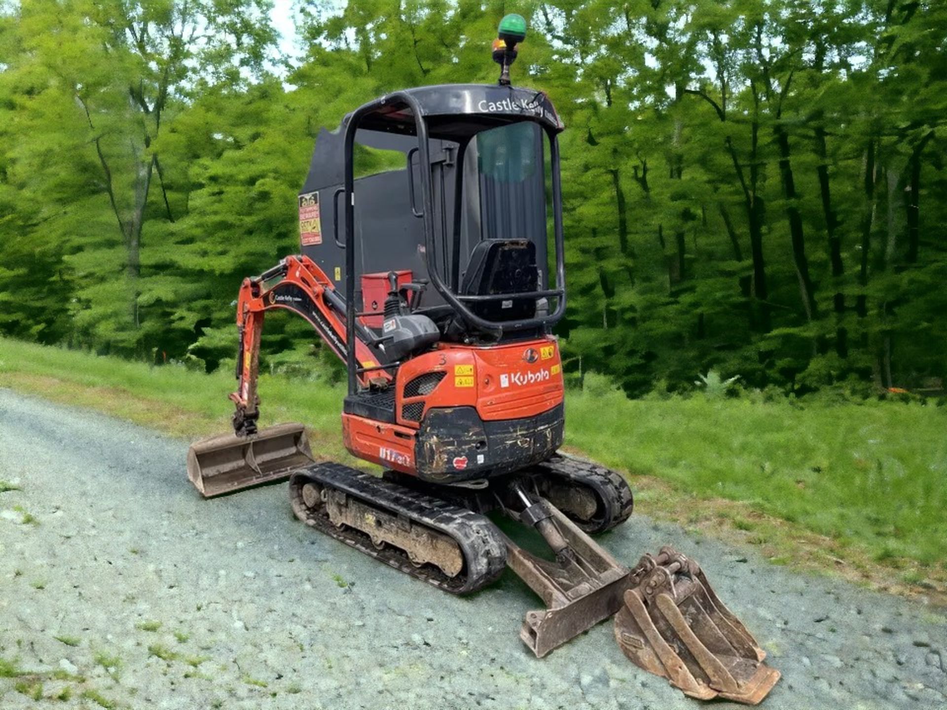 2020 KUBOTA U17-3 MINI EXCAVATOR - LOW HOURS, CANOPY, EXPANDABLE TRACKS - Image 8 of 10