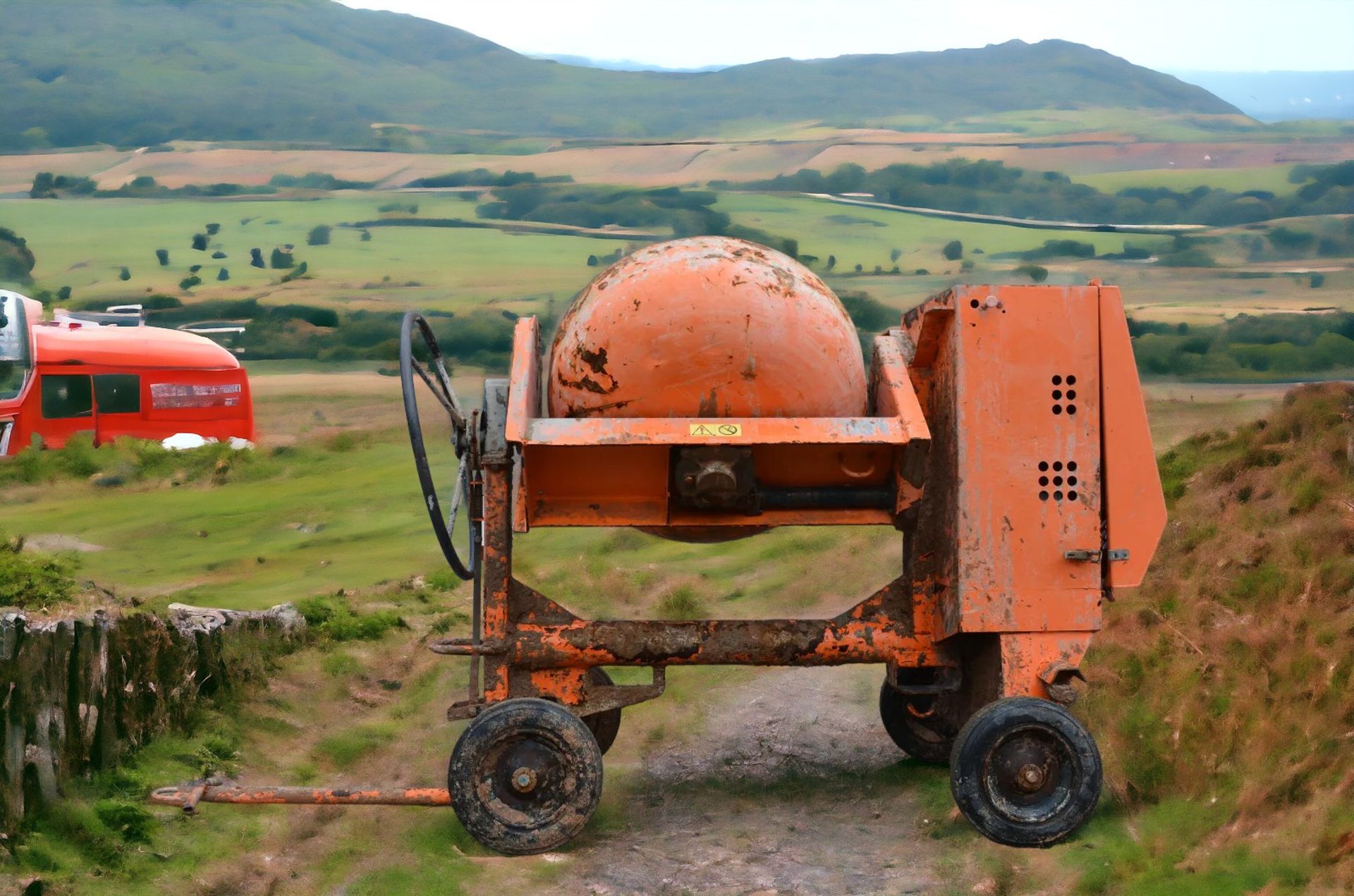 POWERFUL BELLE PM20 CONCRETE MIXER - 2013 MODEL, YANMAR DIESEL ENGINE, ELECTRIC START - Image 7 of 10