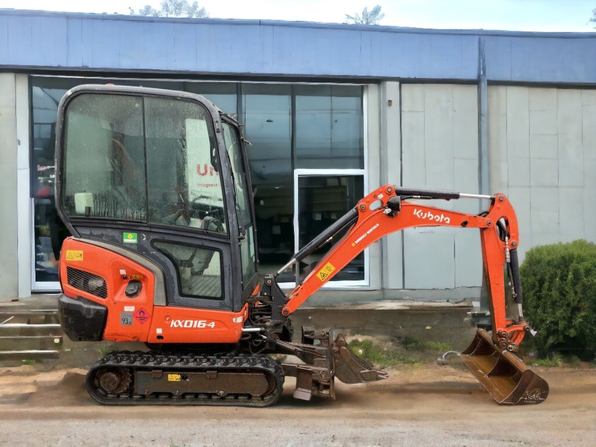 2014 KUBOTA KX016-4 MINI EXCAVATOR - Image 2 of 11