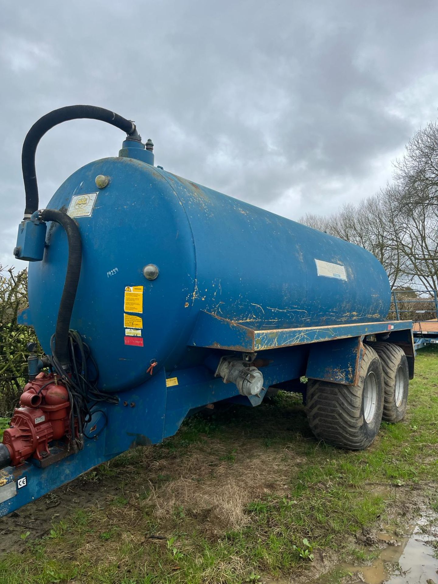 MARSTON 3000 TWIN AXLE SLURRY TANKER