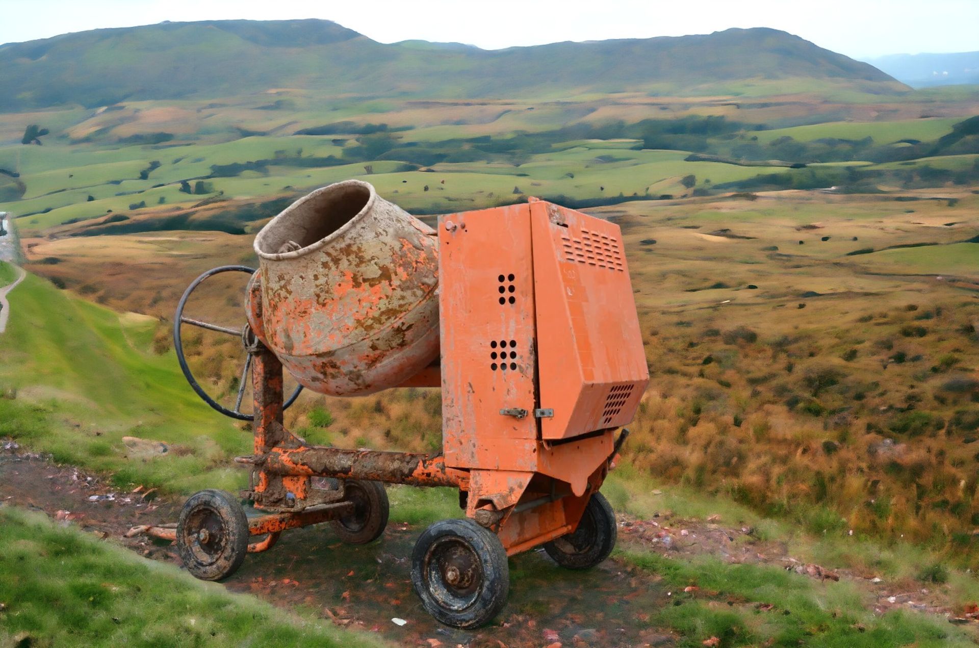 POWERFUL BELLE PM20 CONCRETE MIXER - 2013 MODEL, YANMAR DIESEL ENGINE, ELECTRIC START - Image 8 of 10