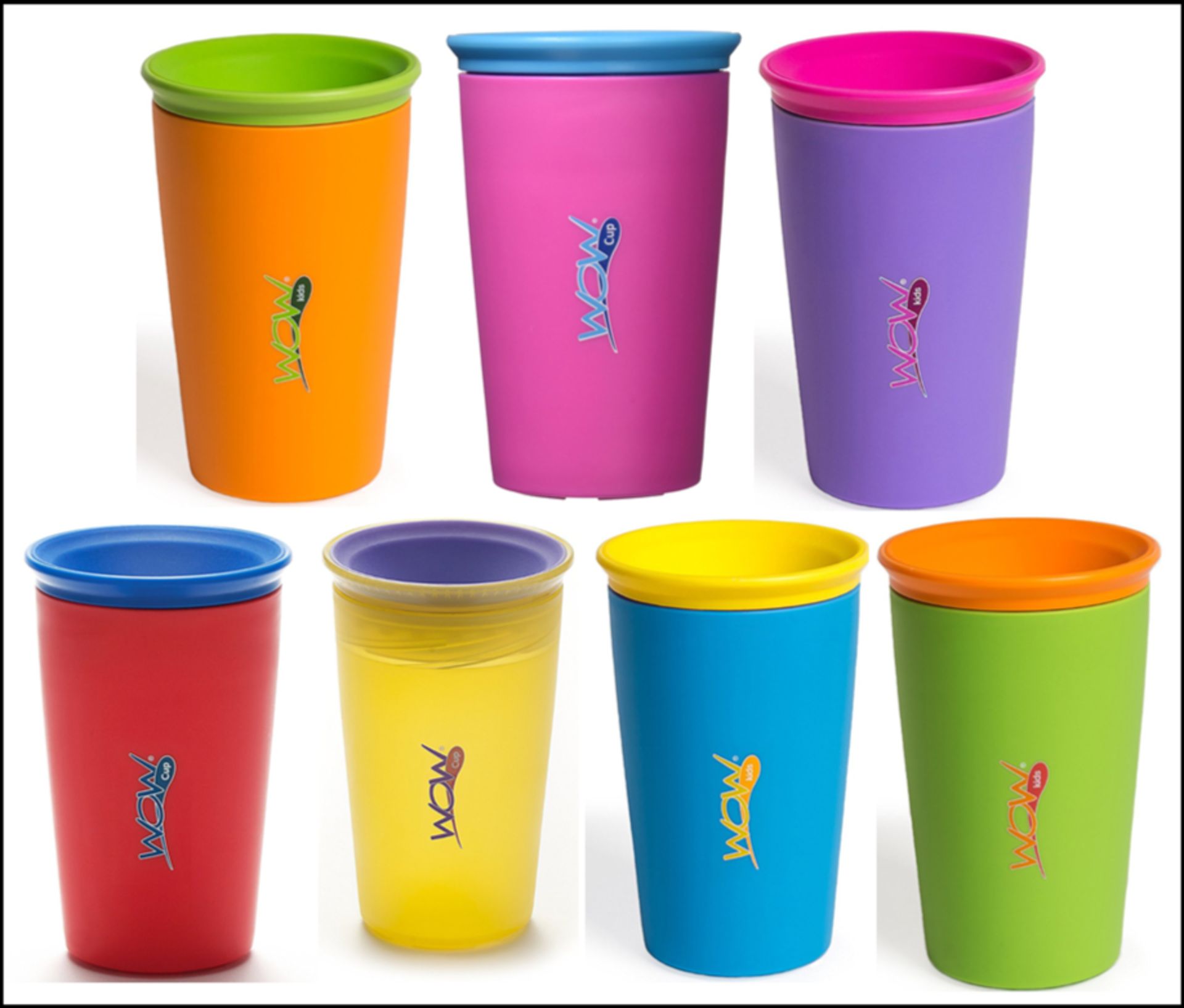 240 X SPILL FREE DRINKING CUP FOR KIDS -WOW INNOVATIVE DIFFERENT COLORS - RRP £1680 - Bild 8 aus 8