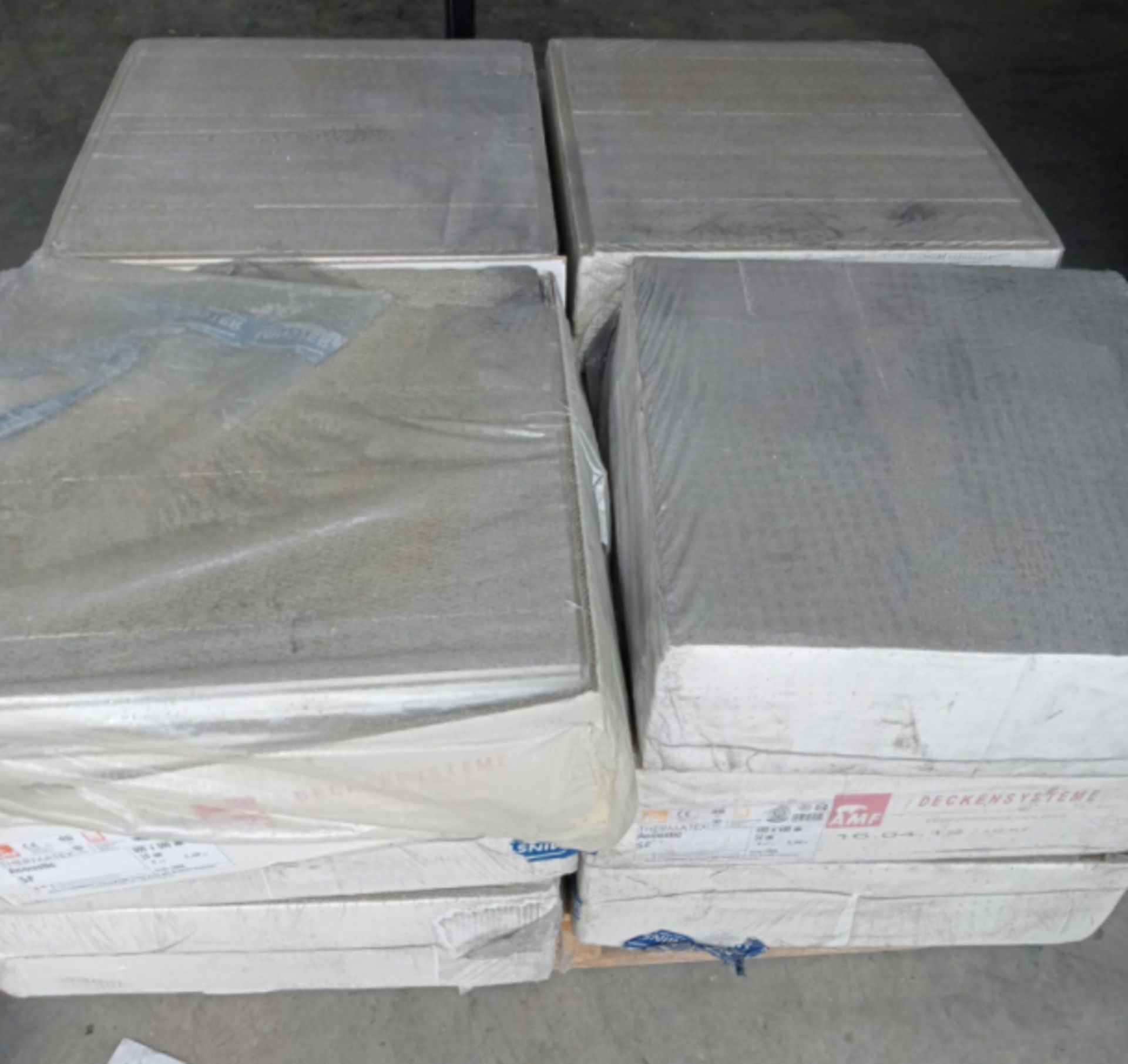 JOBLOT OF 12 BOXES THERMATEX SF ACOUSTIC CEILING TILES EDGE 600 X 600 X 24MM - GRADE B - Image 2 of 3