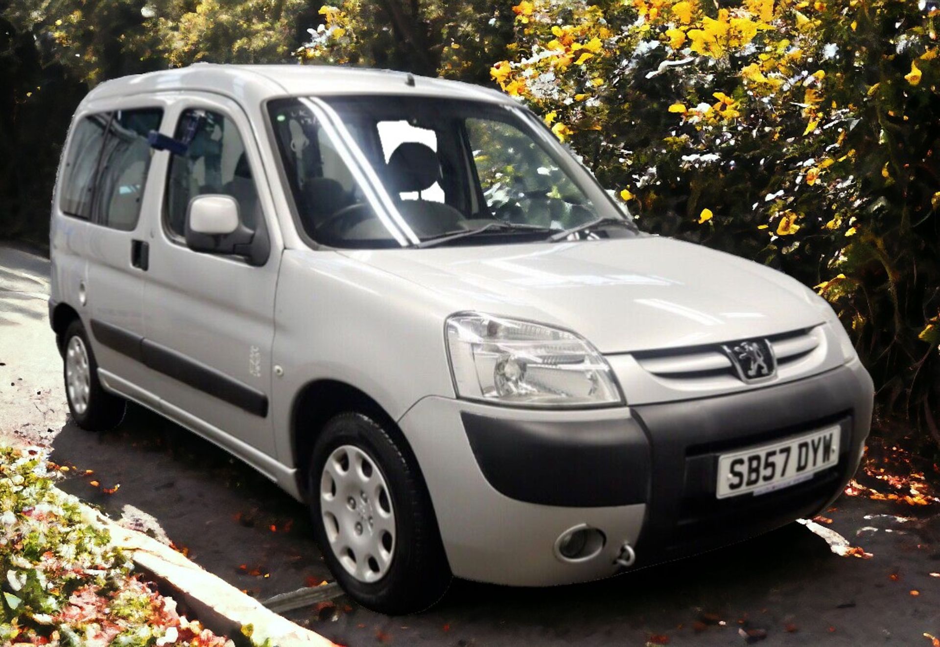 2008/57 PEUGEOT PARTNER COMBI 1.4 MANUAL WHEELCHAIR ACCESSIBLE VEHICLE >>--NO VAT ON HAMMER--<<