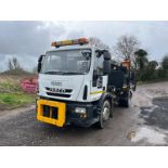 2013 IVECO 180E25 TWIN AUGER HOTBOX WITH SIDE LOADING TIPPER