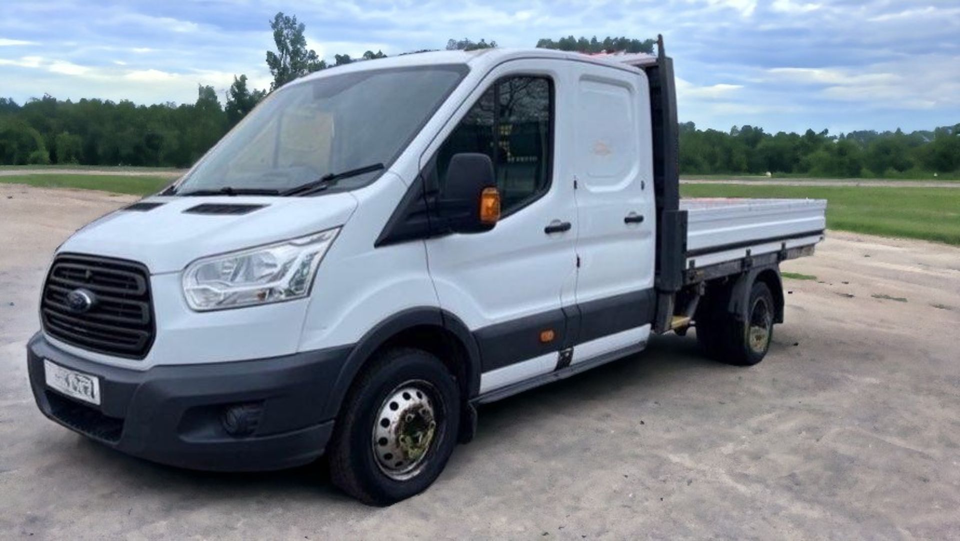**SPARES OR REPAIRS** 2016 FORD TRANSIT T350 CREWCAB DROPSIDE TRUCK - LOW MILEAGE, HIGH POTENTIAL